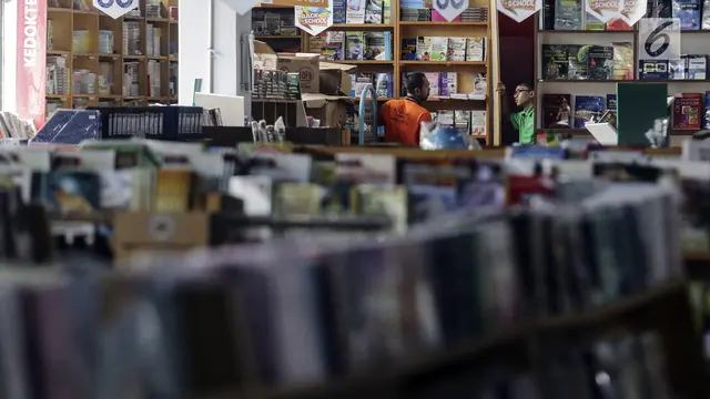 Sepi Pengunjung, Begini Suasana Pasar Buku Jakbook di Kenari