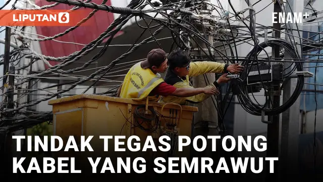 Pemprov DKI Jakarta akan Tindak Tegas Kabel Fiber Optik yang Semrawut di Jalan