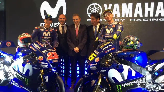 Valentino Rossi, Maverick Vinales, Yamaha YZR-M1 2018