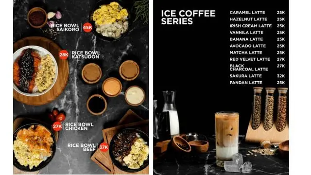 Beberapa menu Sakuranbo Coffee & Eatery. (sumber: barista Sakuranbo)