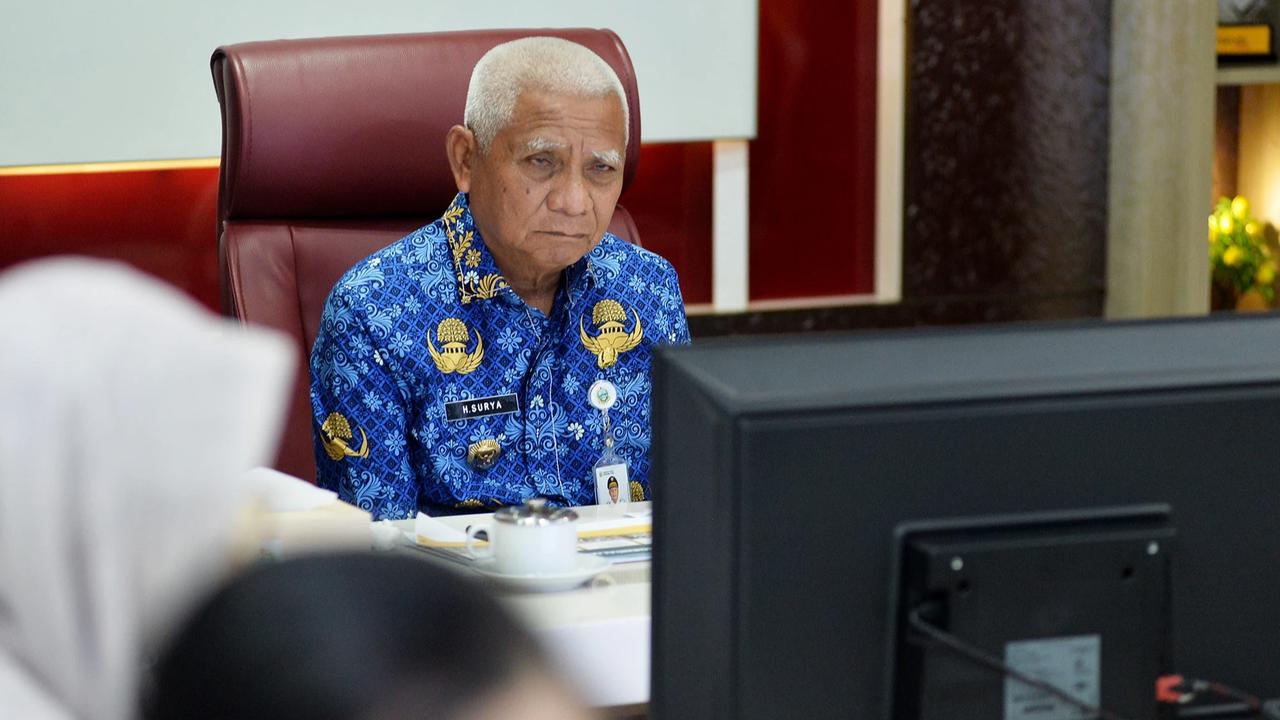 Wagub Sumut Surya mengikuti Rapat Koordinasi Pengendalian Inflasi Tahun 2025