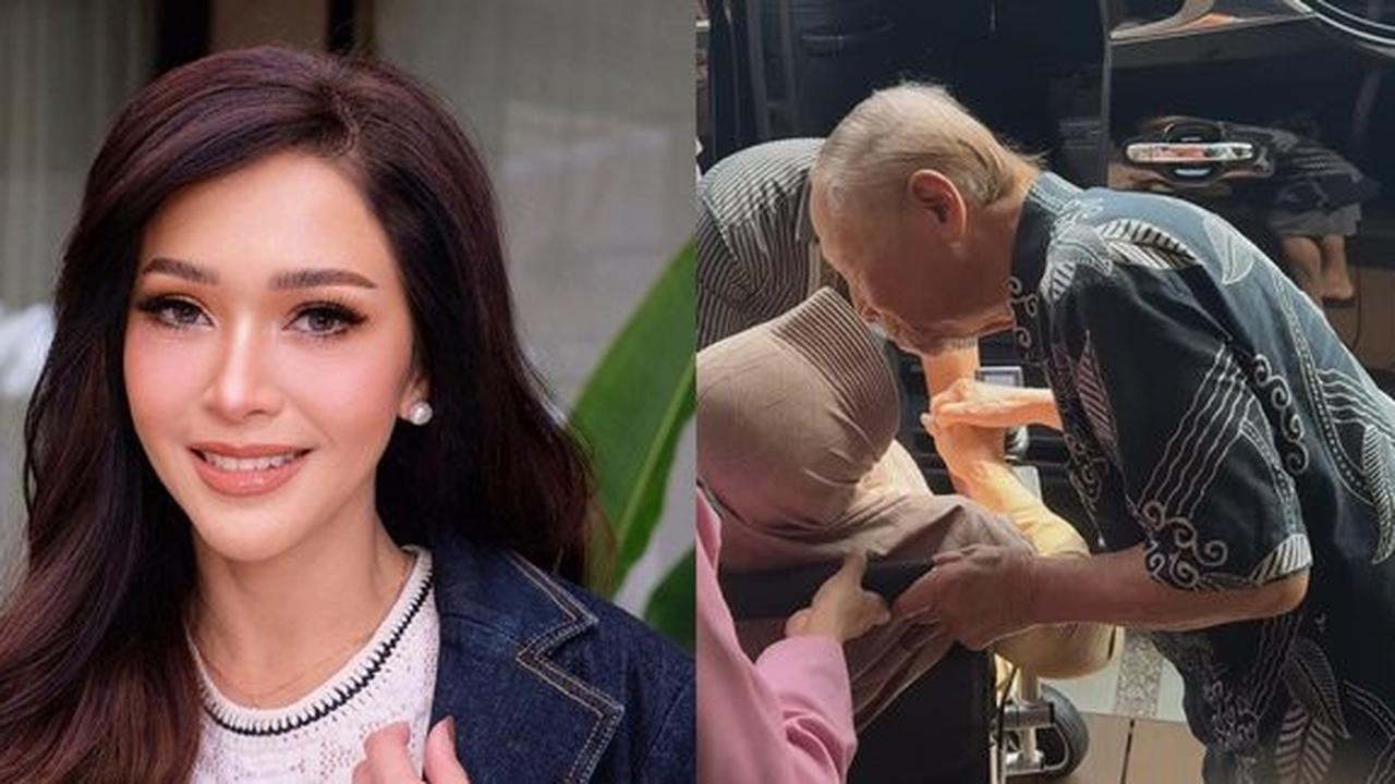 Ayah dan Ibu Maia Estianty Terlihat Romantis Saling Cium Sebelum Berpisah, Cletukan El Rumi Jadi Sorotan