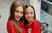 Sama-sama Cantik, ini Potret Keseruan Aaliyah Massaid dan Mahalini saat Nonton Laga Timnas Indonesia vs Australia di Stadion GBK