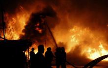 Gudang oli habis terbakar di Pluit