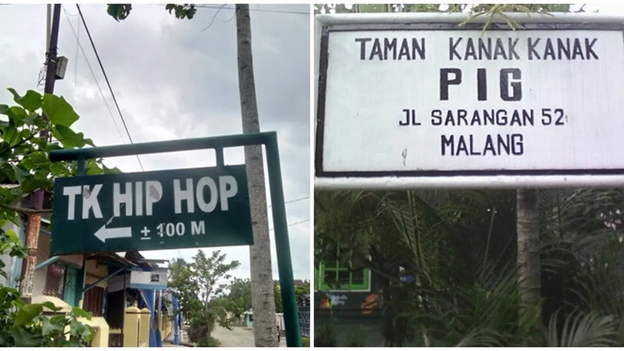 6 Potret Nama Taman Kanak-Kanak Ini Kocak Banget, Bikin Tepuk Jidat