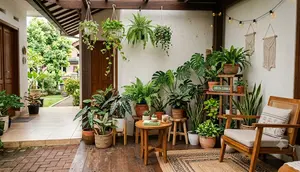 9 Ide Green Corner di Teras Rumah yang Bikin Hunian Terasa Lebih Asri dan Estetik