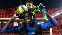 kiper Stade Rennais, Edouard Mendy. (AFP/JEAN-FRANCOIS MONIER)