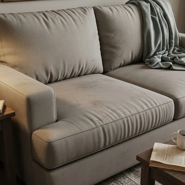 Ilustrasi Bau Apek pada Sofa Kain