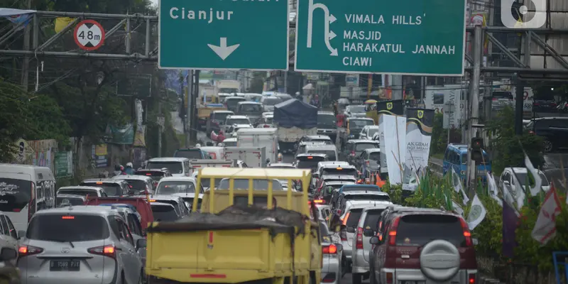 Jalur Puncak Bakal Ditutup Saat Malam Tahun Baru 2023