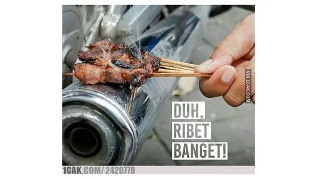 6 Cara Nyeleneh Bakar Sate Ini Yang Penting Matang Bikin Geleng Kepala Hot 