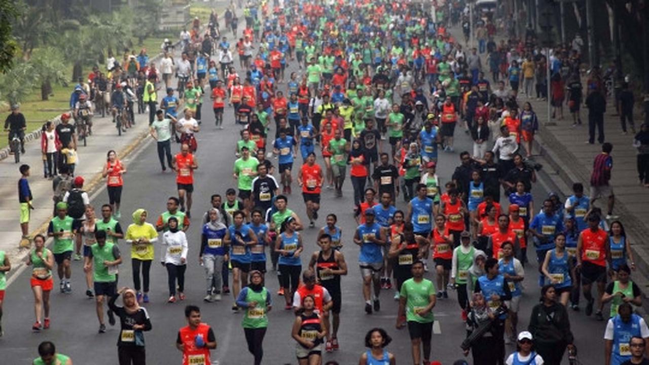 Begini ramainya Jakarta Marathon dengan 15.000 peserta