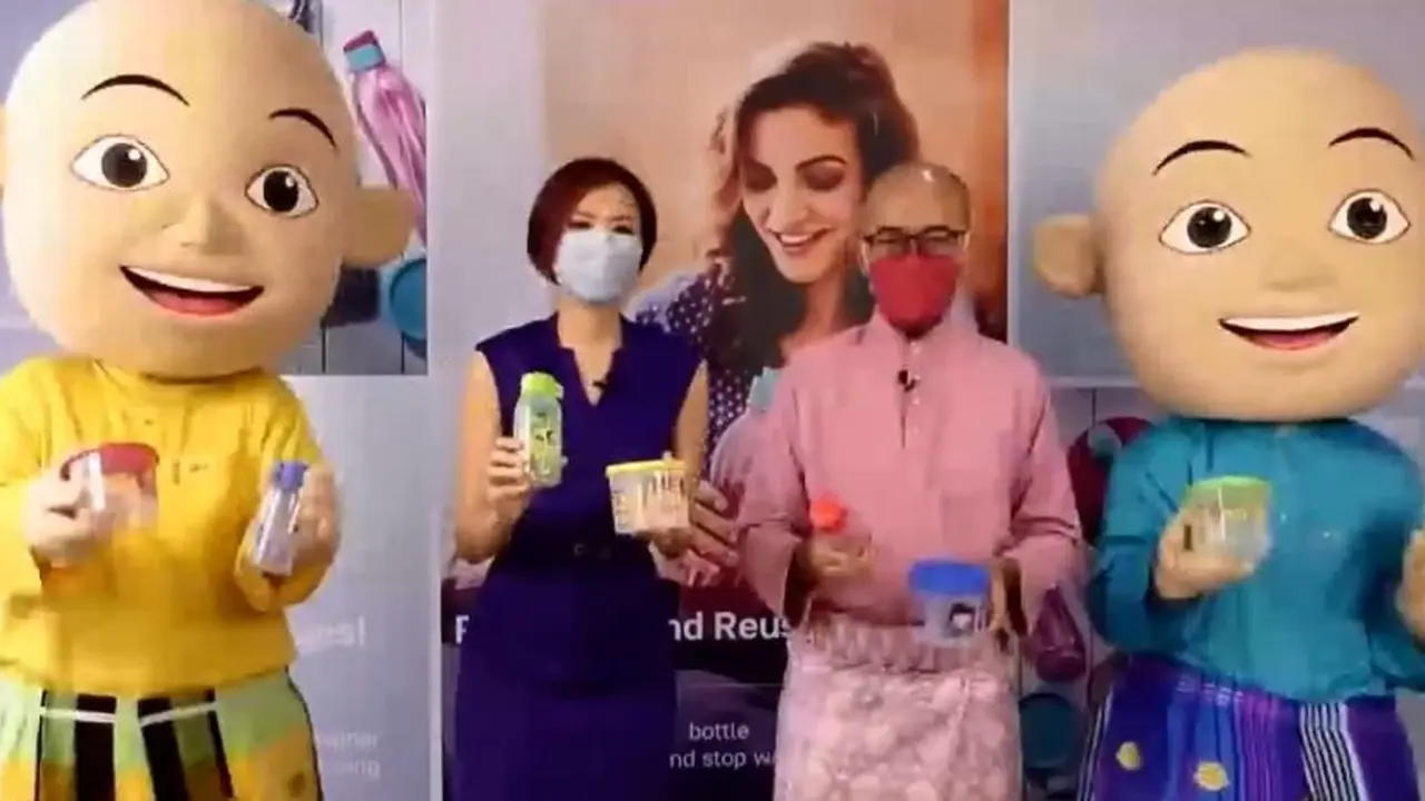 Tupperware hadirkan karakter Upin dan Ipin di tempat makan dan minum