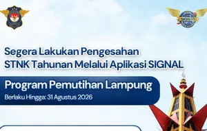 Pemutihan Pajak Kendaraan di Lampung Agustus 2026: Jadwal, Syarat, dan Daftar Keringanan Lengkap