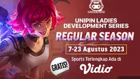 Saksikan Live Streaming UniPin Ladies Development Series Season 3 di Vidio, 7-23 Agustus 2023. (Sumber: dok. vidio.com)