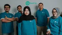 Lima orang anak muda di Indonesia, membangun startup Belifitt untuk mengedukasi tentang pola hidup sehat (Dok. Humas Belifitt / Nefri Inge)