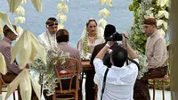 Bunga Citra Lestari alias BCL resmi menikah dengan Tiko Aryawardhana di Bali, 2 Desember 2023. (dok. tangkapan layar Instagram Story @aeroaswar)