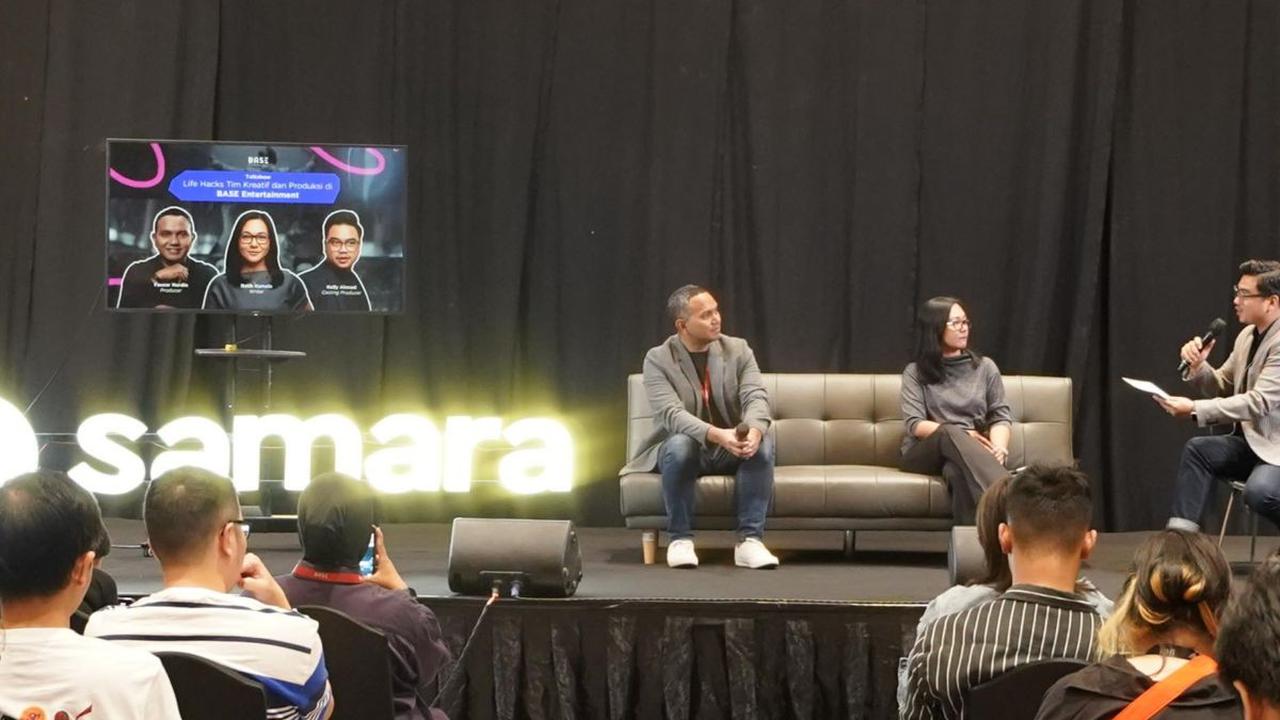 Acara ini dibuka oleh sesi BASE Entertainment yang sebentar lagi akan merilis serial di Netflix berjudul Gadis Kretek.&nbsp;
