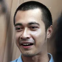 Dengan hasil putusan sidang, Eza Gionino selaku terdakwa mengaku tidak kecewa. (Deki Prayoga/Bintang.com)