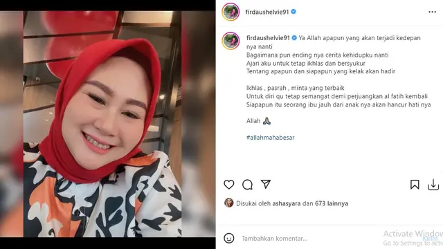 Daus Mini - Shelvie Hana Wijaya (Foto: Instagram/@firdaushelvie91)