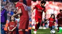5 Potret Cantiknya Makka, Anak Mohamed Salah (sumber: Instagram.com/mosalah & Instagram.com/brfootball)
