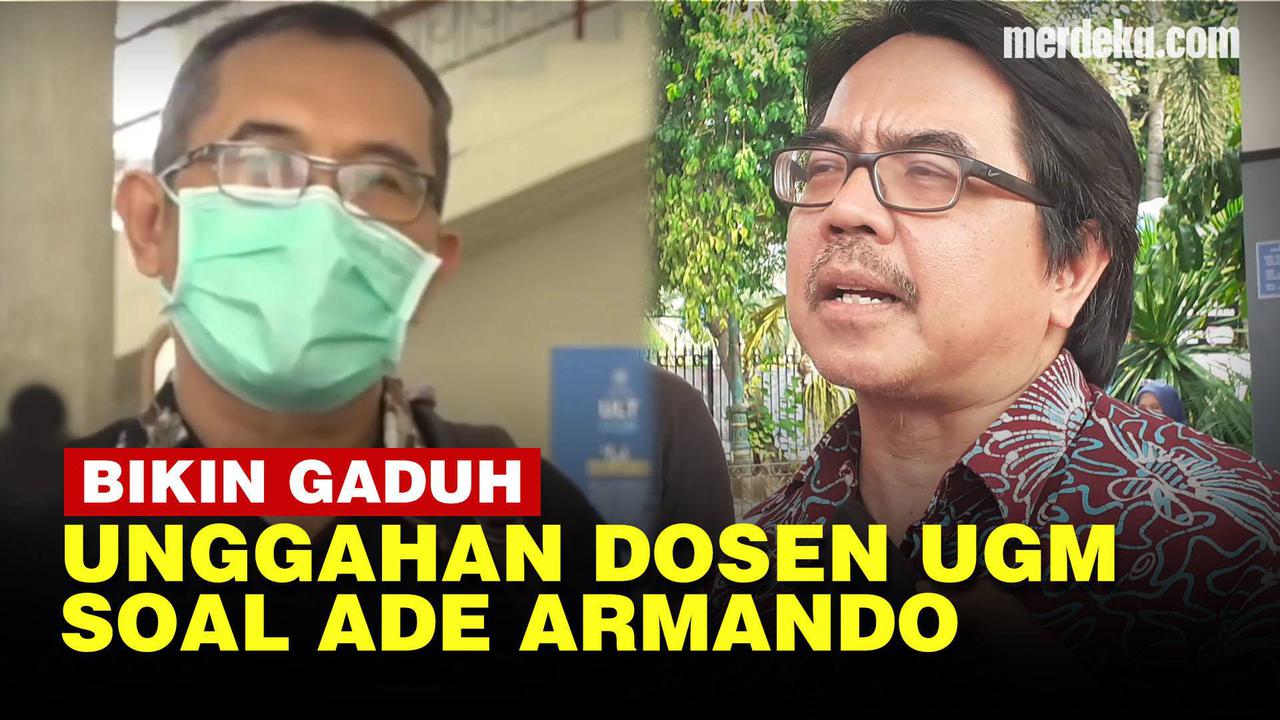 VIDEO: Dipolisikan, Ini Klarifikasi Dosen UGM soal 'Satu Persatu Dicicil Massa
