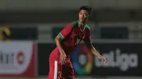 Pemain Timnas Indonesia U-19, Resky Fandi Witriawan baru mencetak satu gol untuk Indonesia saat melawan Filipina pada laga grup B Piala AFF U-18 2017 di Myanmar.  (Bola.com/Nicklas Hanoatubun)