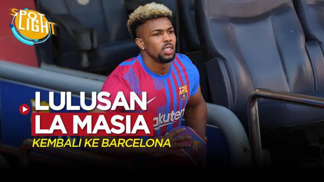 Berita video spotlight kali ini membahas tentang empat pemain lulusan La Masia yang direkrut kembali oleh Barcelona.