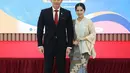 Senada dengan busananya, Annisa Pohan kenakan J'Adior Slingback Pump berwarna Rp18jutaan [@annisayudhoyono]