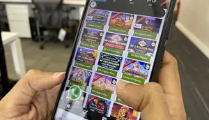 Ilustrasi judi slot online.