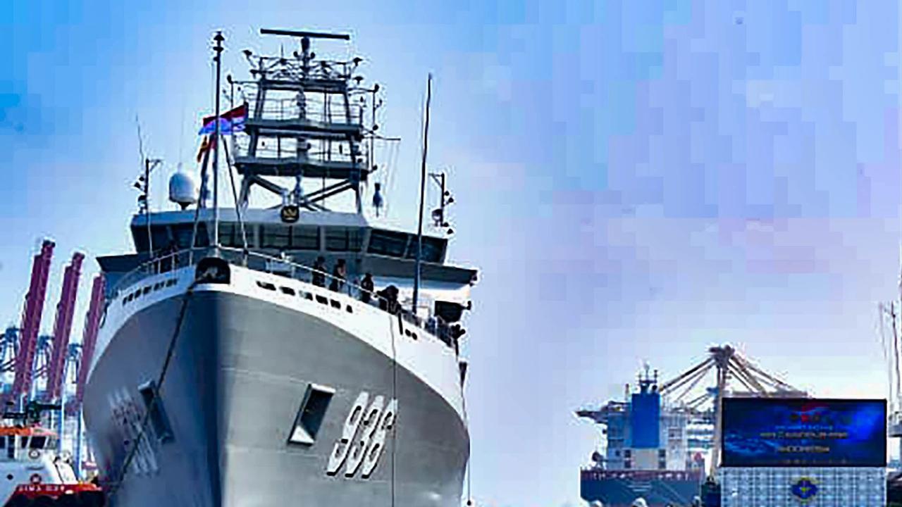 FOTO: KRI Canopus Resmi Perkuat Pemetaan Laut dan Pertahanan Maritim Indonesia