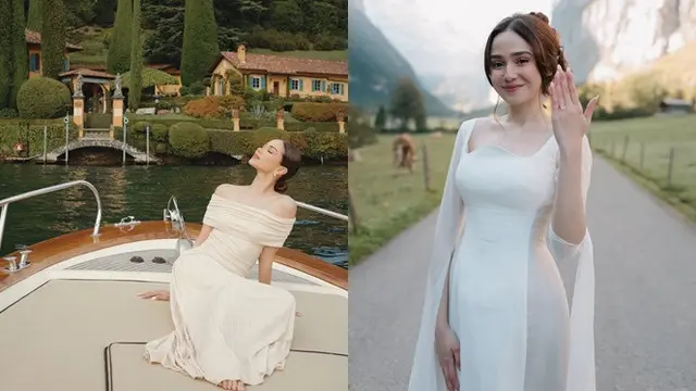 6 Potret Beda Gaya Lamaran Syifa Hadju dan Alyssa Daguise, Romantis di Eropa