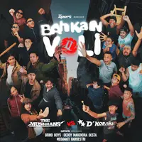 Pertarunga voli seru antara The Musician vs D’Komika.