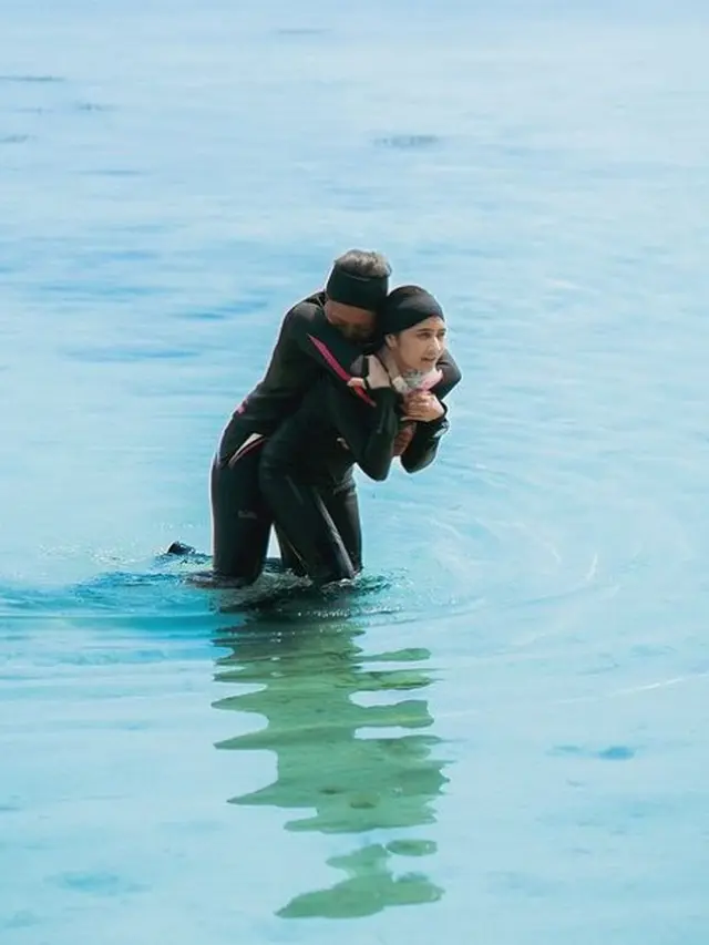 Prilly Latuconsina latihan Rescue Divers (Instagram/prillylatuconsina96)