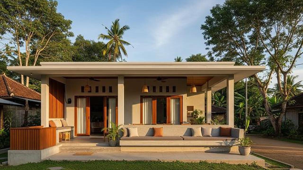 10 Inspirasi Rumah Kampung dengan Sentuhan Modern, Asri, Berkelas, dan Kekinian