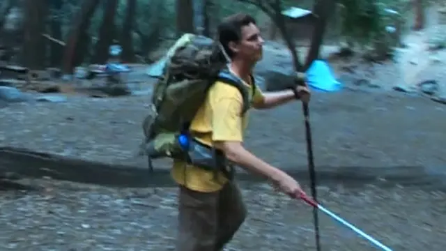 Meski Buta, Kish Tetap Bisa Bersepeda dan Hiking