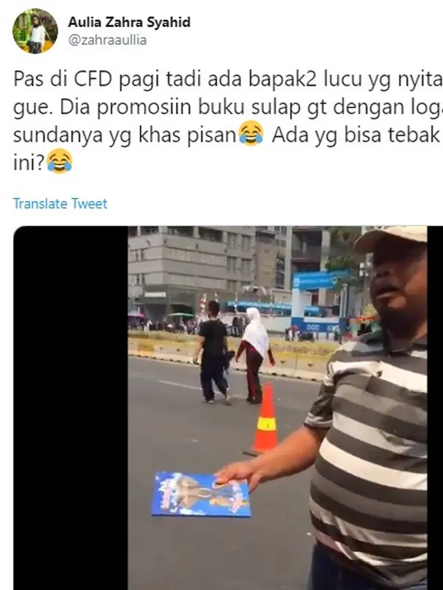 aksi sulap pedagang viral