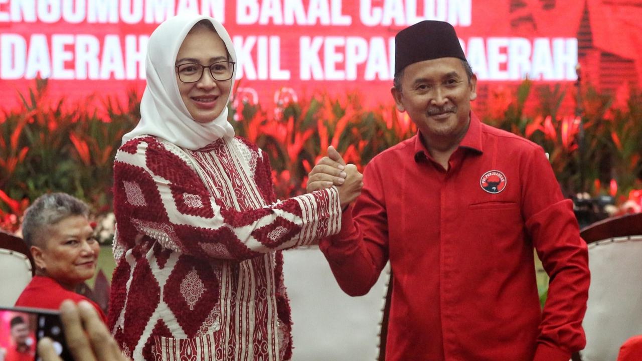Megawati Tunjuk Airin saat Bicara Kecurangan TSM: Ngomong yang Keras Kalau Masuk PDIP!