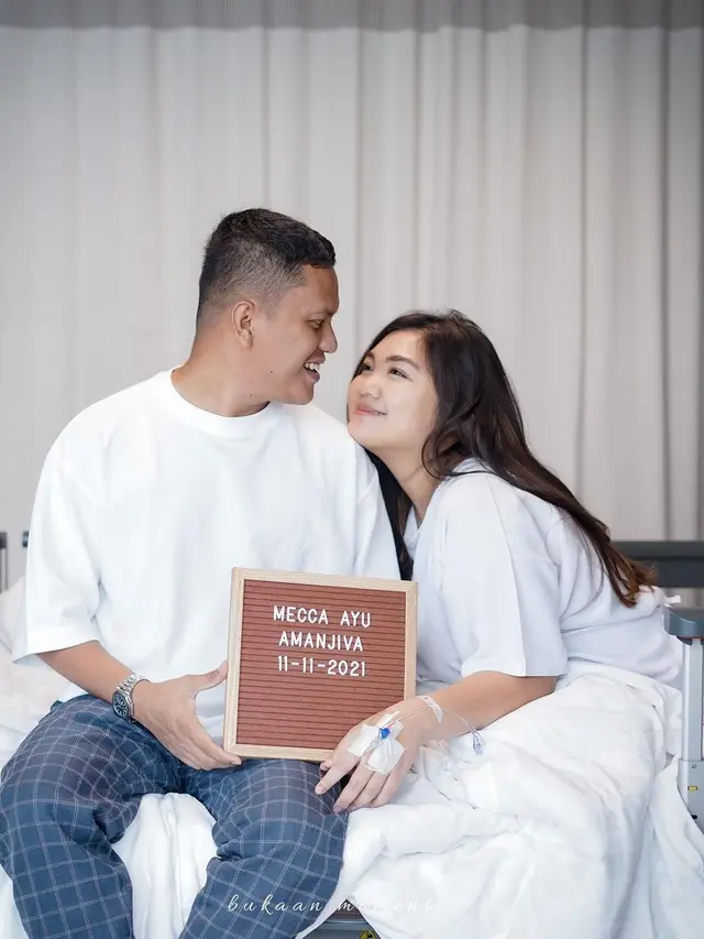 6 Momen Istri Arief Muhammad Melahirkan Anak Kedua, Langsung Punya Dua Gigi