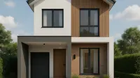 7 Desain Rumah Ukuran 8x9 Tampak Depan yang Modern dan Estetik