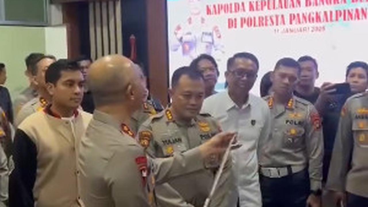 Pengecekan & Pembubaran Geng motor, Jenderal Bintang Dua Nyetir Bus Sendiri Anak Buah Duduk Santai di Belakang
