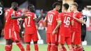 Pemain baru Sadio Mane dan Matthijs de Ligt menjalani debut yang manis bersama Bayern Munchen. (Rob Carr/Getty Images/AFP)