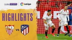 Berita video momen gol dalam highlights kemenangan 1-0 Sevilla atas Atletico Madrid pada pekan ke-29 Liga Spanyol 2020/2021, Senin (5/4/2021) dinihari WIB.