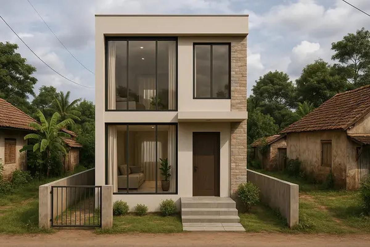 8 Model Rumah 6x9 di Kampung 2 Lantai yang Tampak Mewah Tapi Murah, Cocok untuk Keluarga Modern
