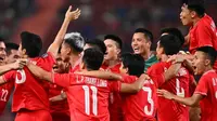 Timnas Vietnam merayakan kesuksesan menjadi juara Piala AFF 2024. (c) ASEAN United FC