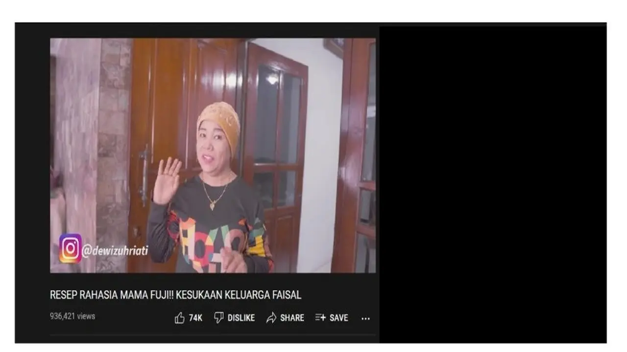 Oma Gala Sky Kini Punya Channel YouTube Bernama Mama Fuji.