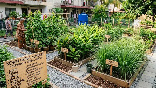 Kebun Herbal dan Tanaman Obat Keluarga (TOGA)