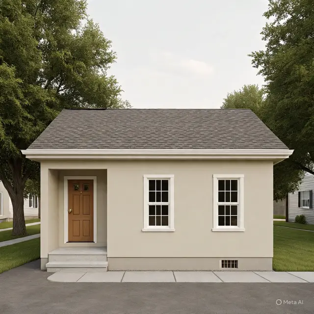 Rumah 5x8 Sederhana 1 Lantai 2 Kamar