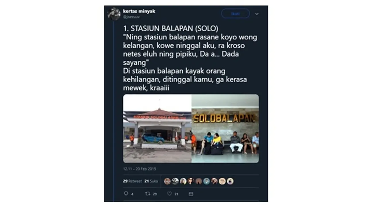 Tempat Menangis Terbaik Versi Lagu Didi Kempot