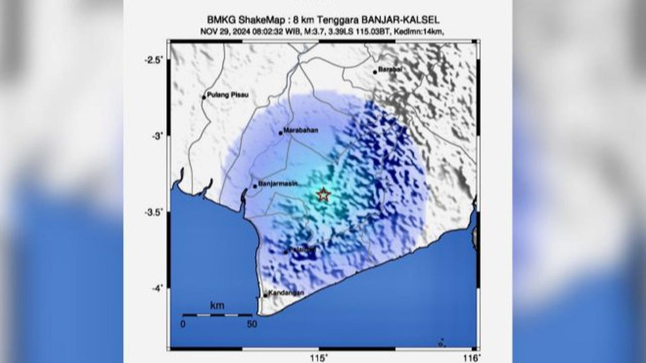 Analisis Penyebab Gempa Dangkal Guncang Kalsel