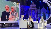 Chiki Fawzi tampil di acara talkshow Gema Ramadhan SCTV. (Dok: Liputan6.com/dyah)